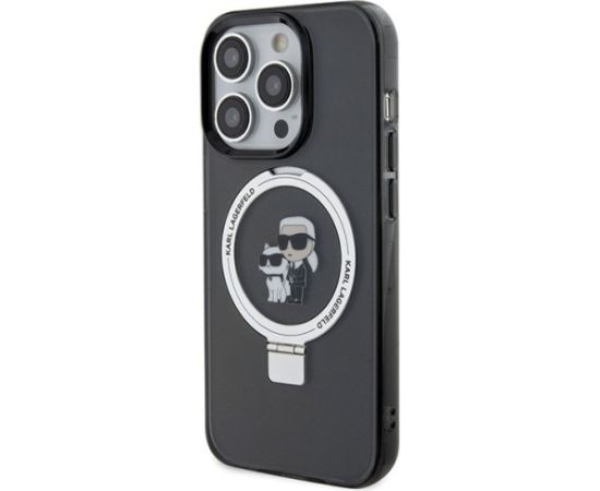 Karl Lagerfeld Ring Stand Karl&Choupettte MagSafe Back Case Защитный Чехол для Apple iPhone 15 Pro