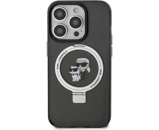 Karl Lagerfeld Ring Stand Karl&Choupettte MagSafe Back Case Защитный Чехол для Apple iPhone 15 Pro