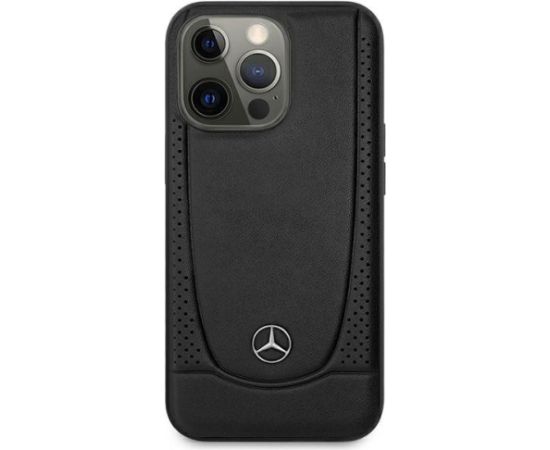 3MK Mercedes Leather Urban Back Case Aizsargapvalks Priekš Apple iPhone 15 Pro