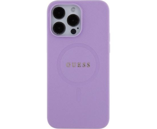 Guess Saffiano MagSafe Back Case Aizsargapvalks Priekš Apple iPhone 15 Pro Max