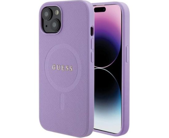 Guess Saffiano MagSafe Back Case Защитный Чехол для Apple iPhone 15 Plus