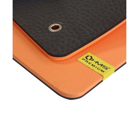 Club fitness mat with holes orange HMS Premium MFK01