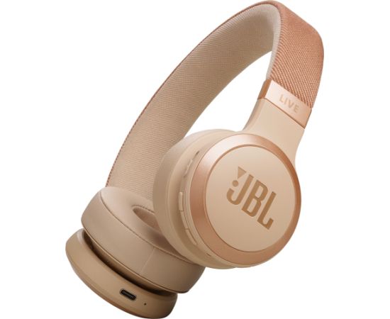 JBL wireless headset Live 670NC, beige