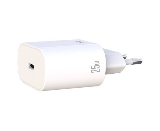 Wall Charger XO L91, USB-C, 25W + USB-C to Lightning Cable (White)