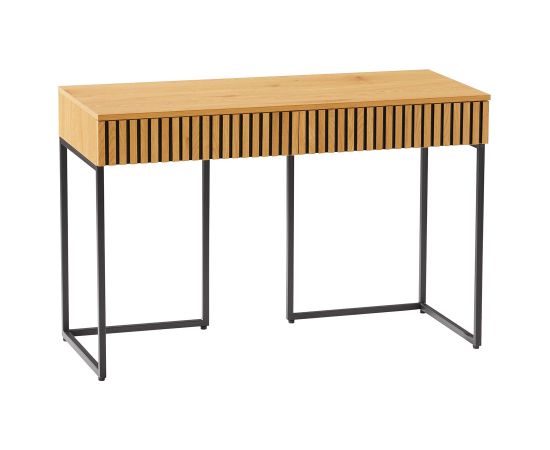 Desk HAMPTON 120x50xH79cm, melamine with oak bark