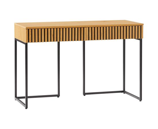 Desk HAMPTON 120x50xH79cm, melamine with oak bark