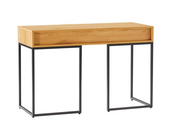 Desk HAMPTON 120x50xH79cm, melamine with oak bark