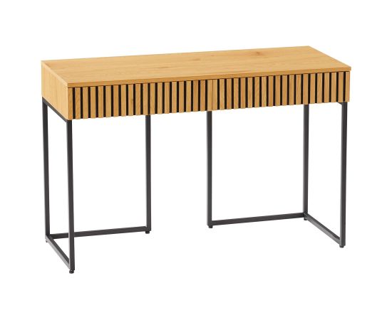 Desk HAMPTON 120x50xH79cm, melamine with oak bark