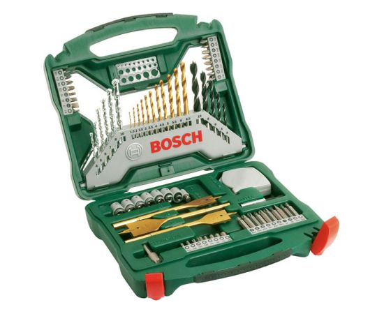 Piederumu komplekts (komplektā — 70 vienumi) Bosch TITANIUM