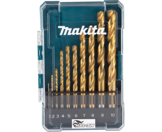 Urbju komplekts Makita D-72849; 1-10 mm; 10 gab.