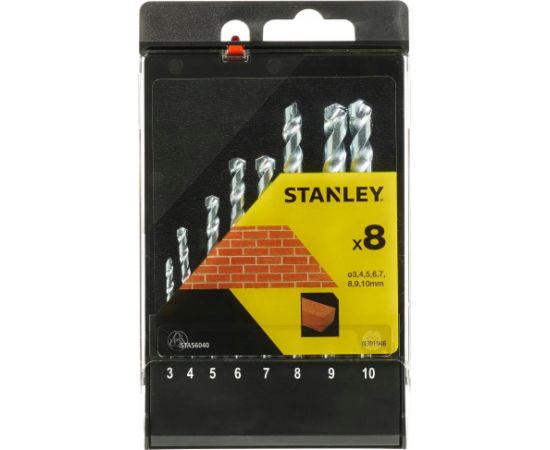 Betona urbju komplekts Stanley STA56040-QZ; 8 gab.