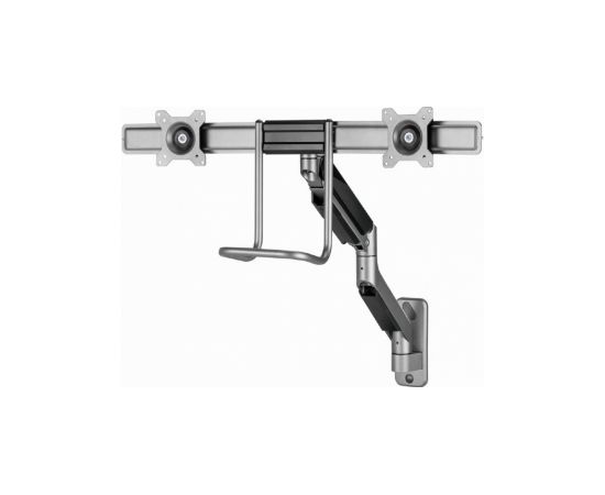 Monitora stiprinājums Gembird Desk Mounted Adjustable Wall 2-display Mounting Arm