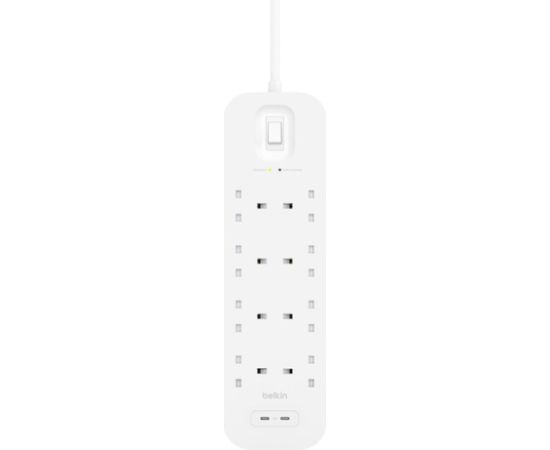 Belkin Connect White 8 AC outlet(s) 2 m