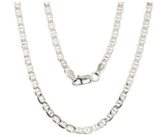 Серебряная цепочка Марина 3 мм, алмазная обработка граней #2400103, Серебро 925°, длина: 55 см, 9 гр.