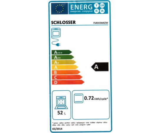 Schlosser FS4043MXZA Elektriskā plīts 50cm