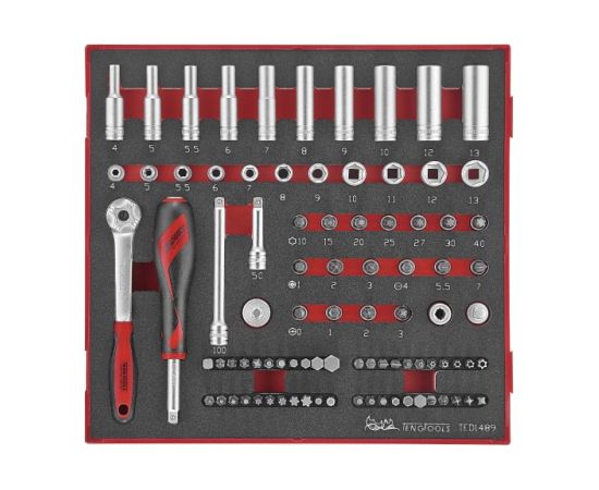 Tengtools Uzgaļu komplekts Teng Tools TED1489; EVA; 89 gab.