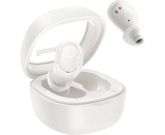 Wireless headphones Baseus Bowie WM02 TWS, Bluetooth 5.0 (white) OS