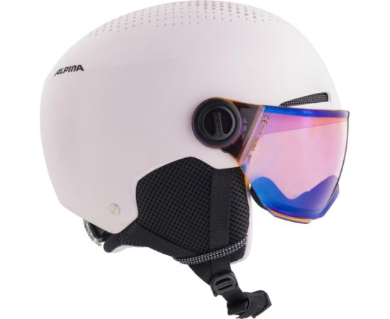 WINTER HELMET ALPINA ZUPO VISOR Q-LITE ROSE MATT 51-55