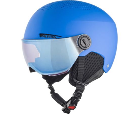 WINTER HELMET ALPINA ZUPO VISOR Q-LITE BLUE MATT 54-58