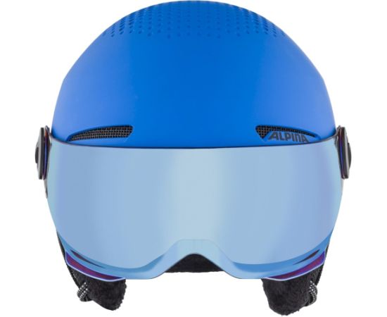 WINTER HELMET ALPINA ZUPO VISOR Q-LITE BLUE MATT 54-58