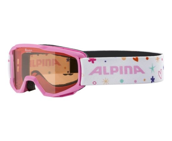 Alpina Junior Piney Rose-Rose Winter Sports Goggles Pink Unisex