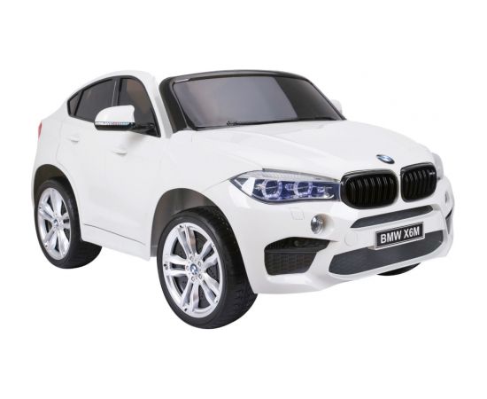 Divvietīgs elektromobilis "BMW X6M XXL", balts