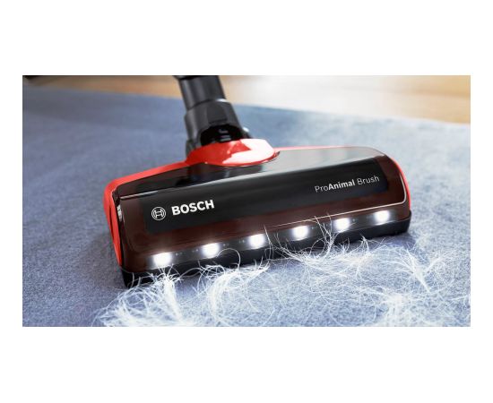 Bosch BCS711PET stick vacuum/electric broom Battery Dry Bagless 0.3 L Black, Red 3 Ah