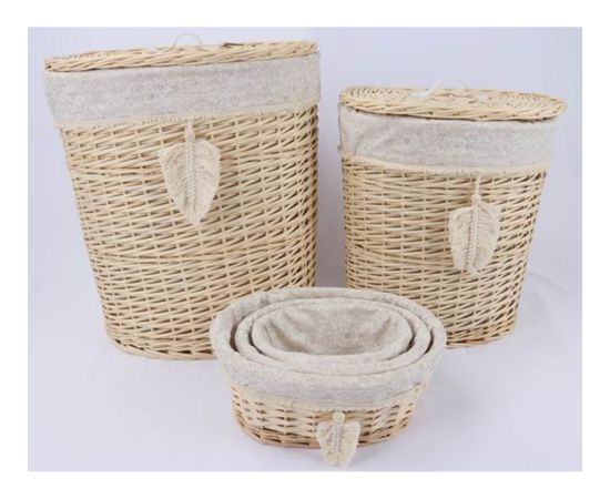 Laundry basket WILLI TASSEL 41x29xH45cm