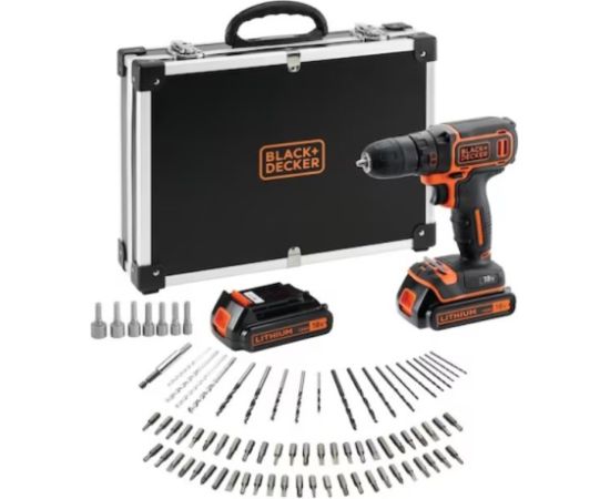 Wiertarko-wkrętarka 18V CDC18BAFC-QW BLACK+DECKER