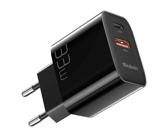 Charger GaN 33W Mcdodo CH-0921 USB-C, USB-A (black)