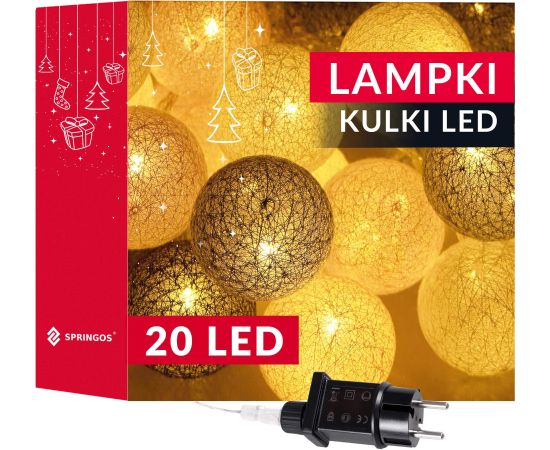 Ziemassvētku lampiņas Springos CL0152