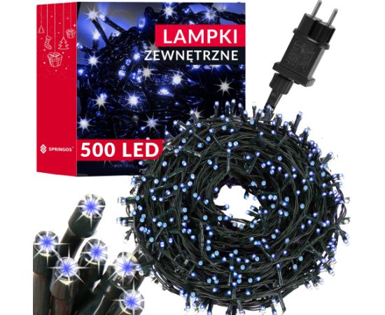 Ziemassvētku lampiņas Springos CL4087 500 Led