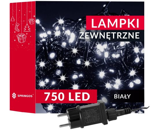 Ziemassvētku lampiņas Springos CL4092 750 Led