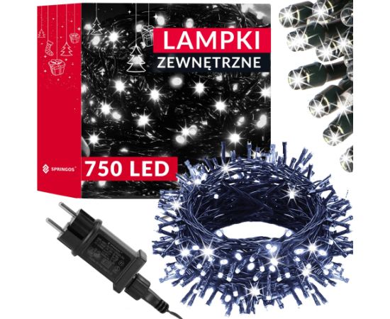 Ziemassvētku lampiņas Springos CL4092 750 Led