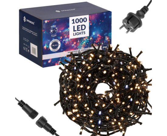 Ziemassvētku lampiņas Springos CL1006 1000 Led