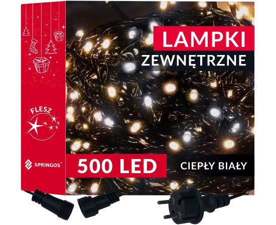 Ziemassvētku lampiņas Springos CL0528 500 Led