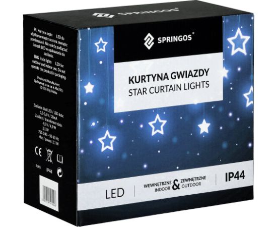 Ziemassvētku lampiņas Springos CL4134 138 Led