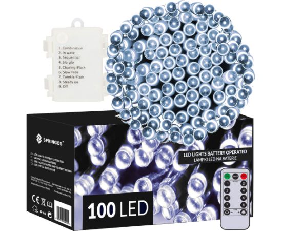 Akumulatora gaismas Springos CL4035 Led