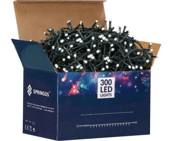 Ziemassvētku lampiņas Springos CL0320 300 Led