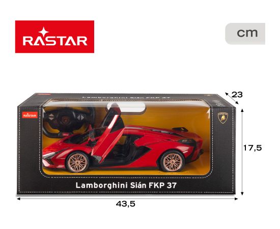 Rastar Радиоуправляемая машина  Lamborghini Sean FKP 37 1:14 6 напр., фары, двери, батарейки, 6+ CB46976