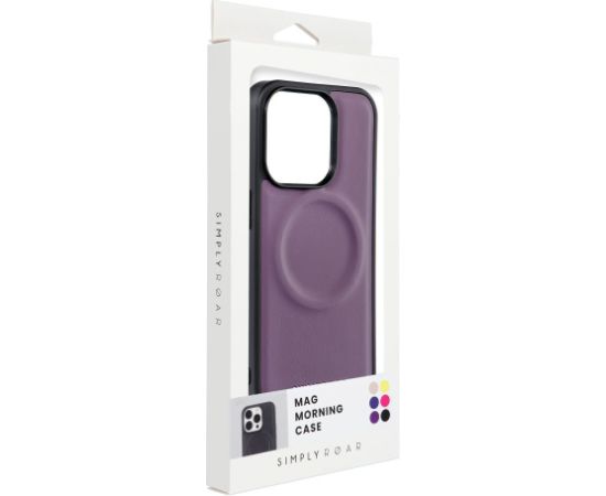 Roar Mag Morning Силиконовый задний чехол для Apple iPhone 15 фиолетовый
