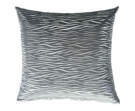 Pillow GLORY 45x45cm, silver lines