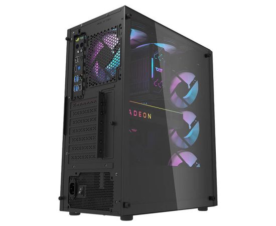 Computer case Darkflash DK351 + 4 fans (black)