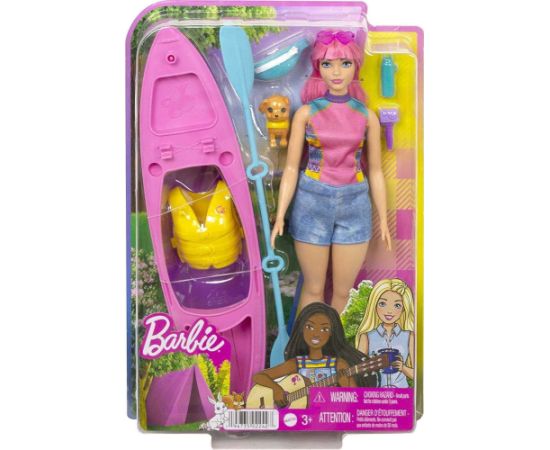 Lalka Barbie Mattel Kemping - Daisy + kajak (HDF75)