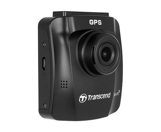 Videoreģistrators Transcend DrivePro 230Q Data Privacy, dashcam (black, suction cup)