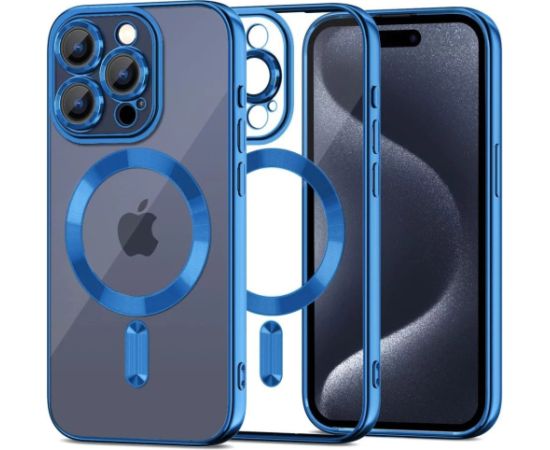 Tech-Protect case MagShine MagSafe Apple iPhone 15 Pro, navy