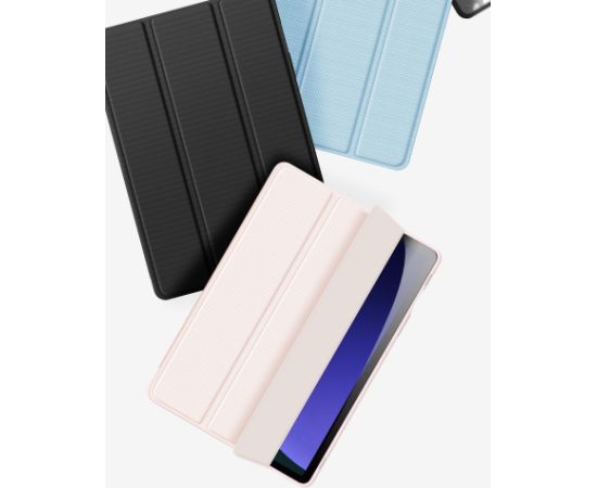 Dux Ducis Toby Magnet Case grāmatveida maks planšetdatoram Samsung X810 Galaxy Tab S9+ Plus melns