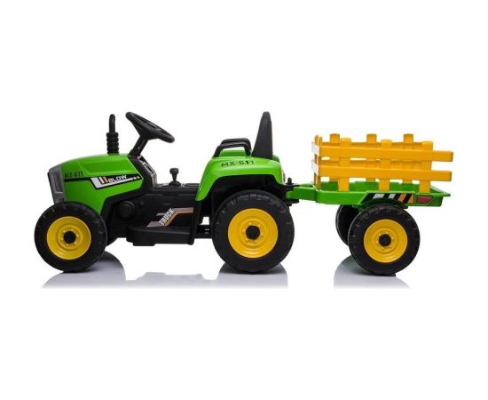 Lean Cars XMX611 Electric Ride-On Tractor Green