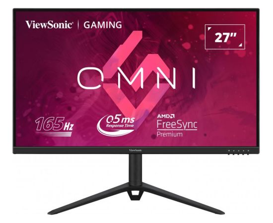 LCD Monitor VIEWSONIC VX2728J 27" Gaming Panel IPS 1920x1080 16:9 165Hz Matte 0.5 ms Speakers Swivel Pivot Height adjustable Tilt Colour Black VX2728J