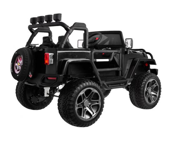 Elektriskā automašīna Monster Jeep 4x4 bērniem, melna